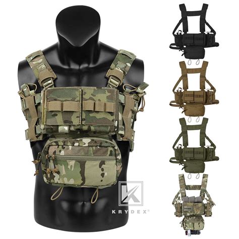 What would be needed to mount te krydex chest rig to this i know QASM buckels but unsure if the the rig comes with them, or have to get separate Which best options 2. . Krydex chest rig